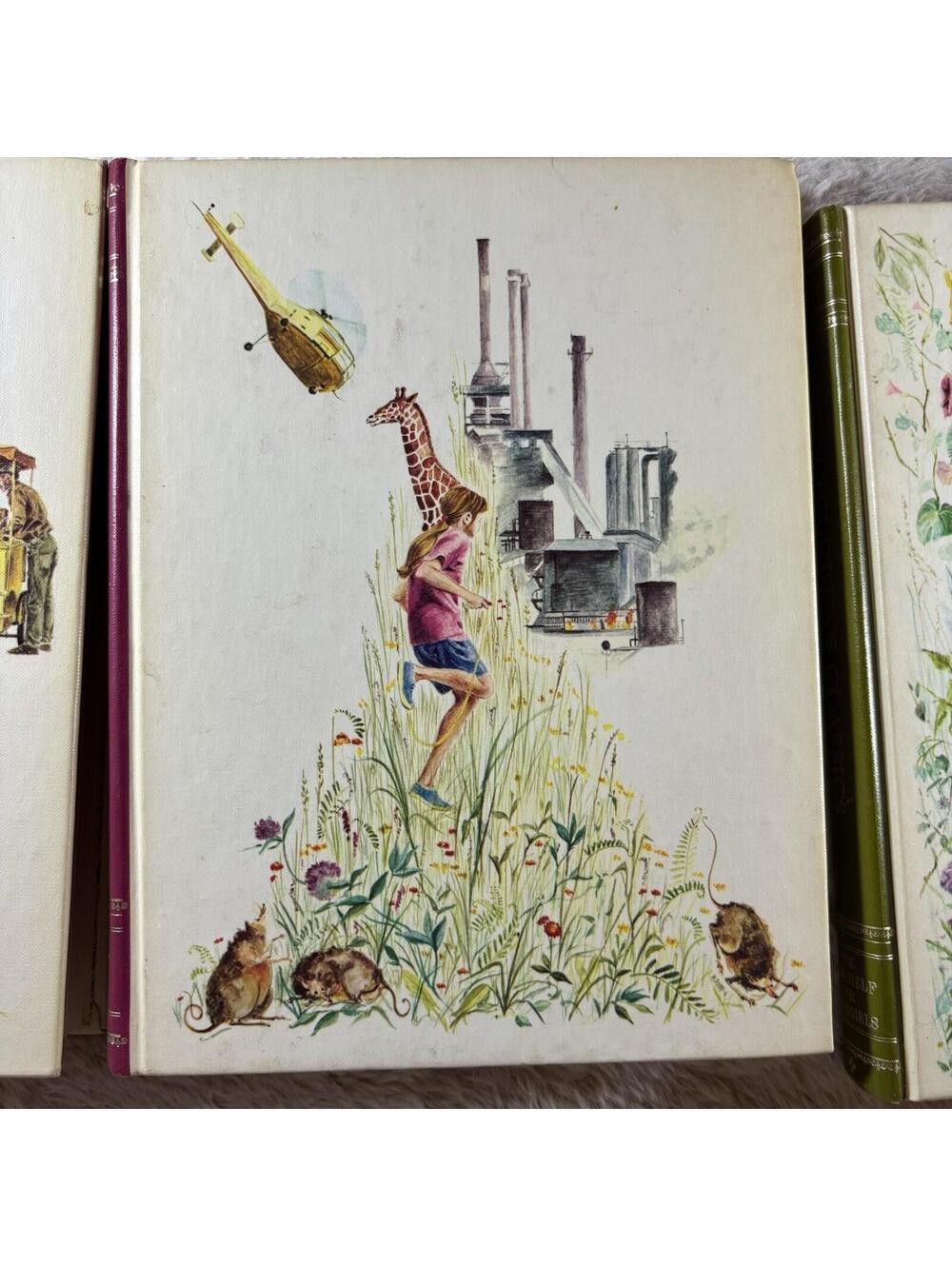 Vintage Bookshelf for Boys & Girls 6 Vol Set 1973 Illustrated HC - Picture 3 of 9